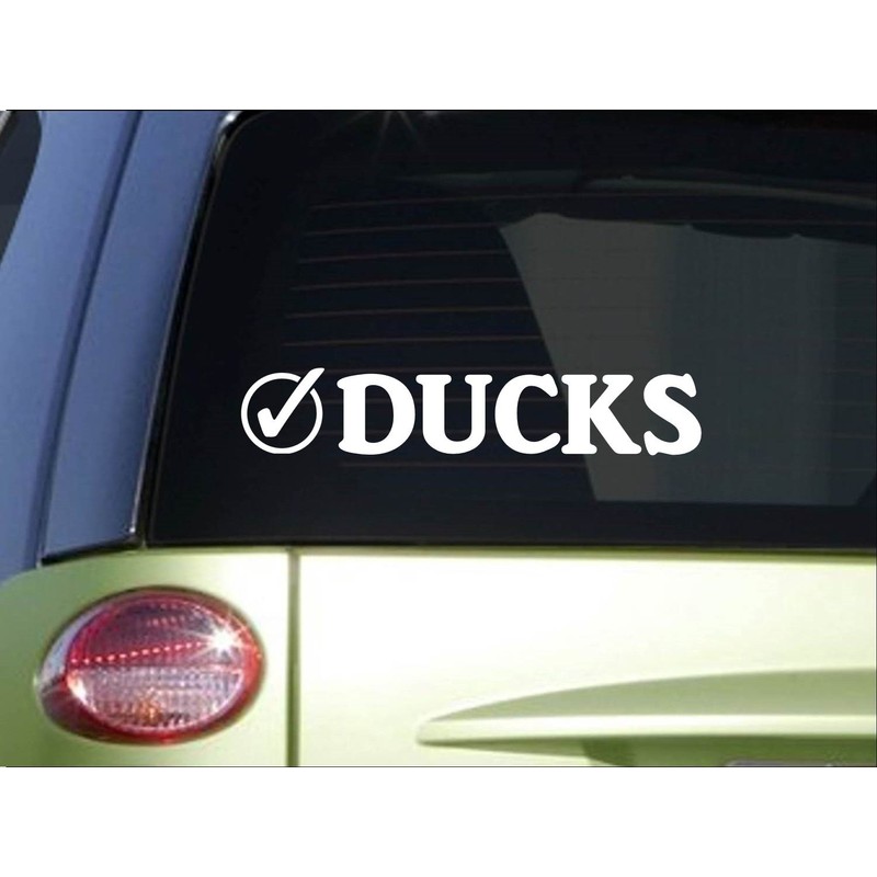 EZ-STIK Ducks CheckI041 8" Sticker Decal camo Duck Hunter Hunting