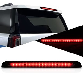 Auto Dynasty Tinted LED Third Rear Brake Light Lamp Compatible with Chevy Blazer S10 Tahoe GMC Jimmy S15 Suburban Yukon XL 92-04