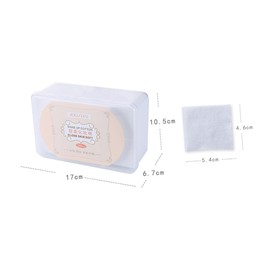 VICASKY 1000Pcs Non Woven Makeup Remover Pads with Storage Box Skin Friendly Cosmetic Pads for Easy Makeup Removal and Daily Skin Care Lightweight for Women