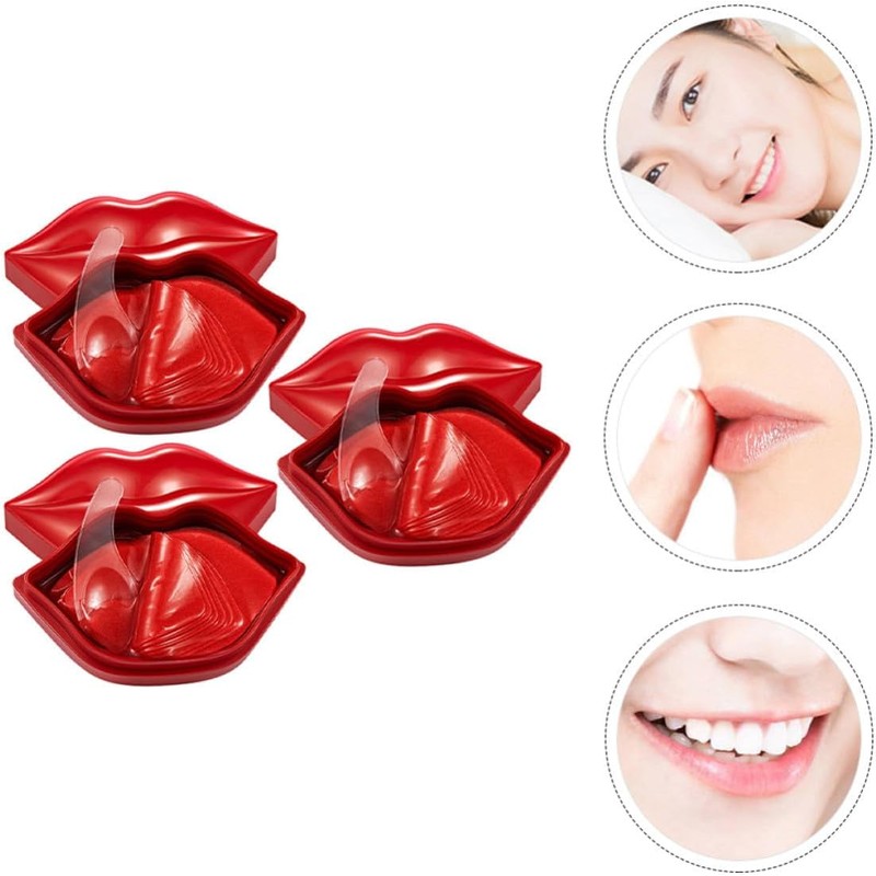 60 Piezas Mascarilla Labial en Gel Alantoína y Propilenglicol