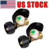 Gaspro 2 Propane Tank Gauge Brass Adapter Gas Pressure Level