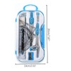 Geometry Set, 10-Piece Compass School Maths Angle Stationery Kit Rulers