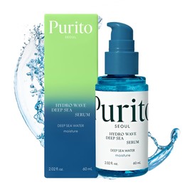 PURITO Deep Sea Serum, Lightweight, Hydrating, for All Skin Types, Ampoule, Facial Serum for Face, Vegan & Cruelty-Free, Korean Skin Care, 60 ml 2.02 fl.oz