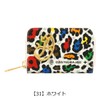 Castelbajac 029611 Men's Coin Purse, Genuine Leather, Key Chain, Leopard