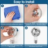 Pack of 4 Suction Hooks Extra Strong, Suction Cup Hooks