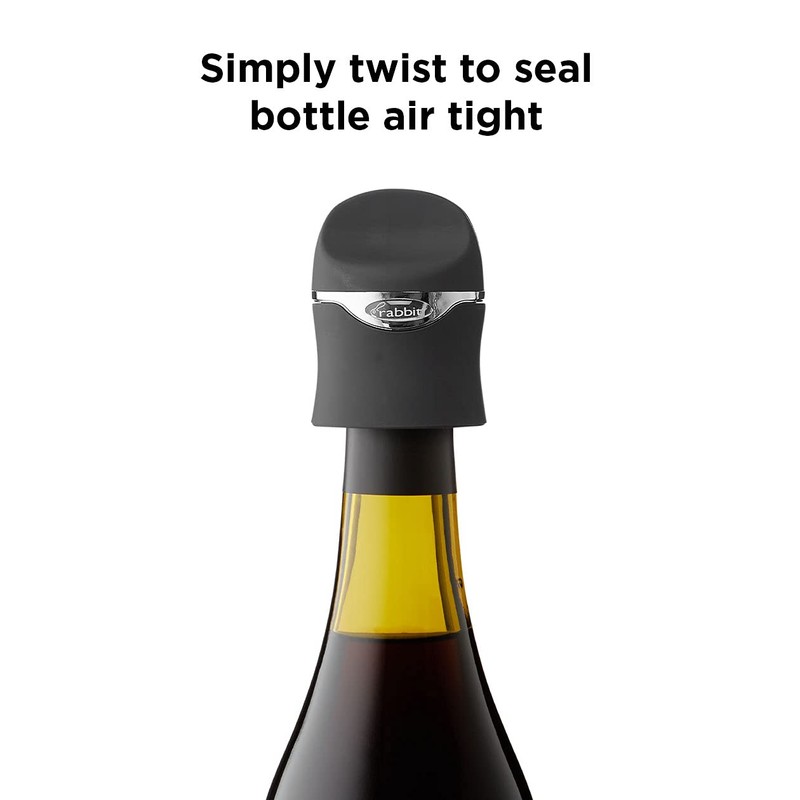 Rabbit Champagne and Wine Sealer, Airtight Wine and Champagne Stopper,