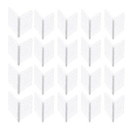 Nylon Hinge, 20 Remote Control Aircraft Hinges, Suitable for Fixing Nylon Small Hinges (3 Sizes) for RC Aircraft Model Aircraft Parts.skrnrhrery (Middle Hinge)