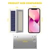 ROSHWEY Solar Deck Lights, 6 Pack 30 LED Stainless Steel