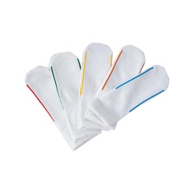 Xensox Seamless Feel Easy-on Bamboo Kids Socks with Line White Age 12+ (Pack of 5)