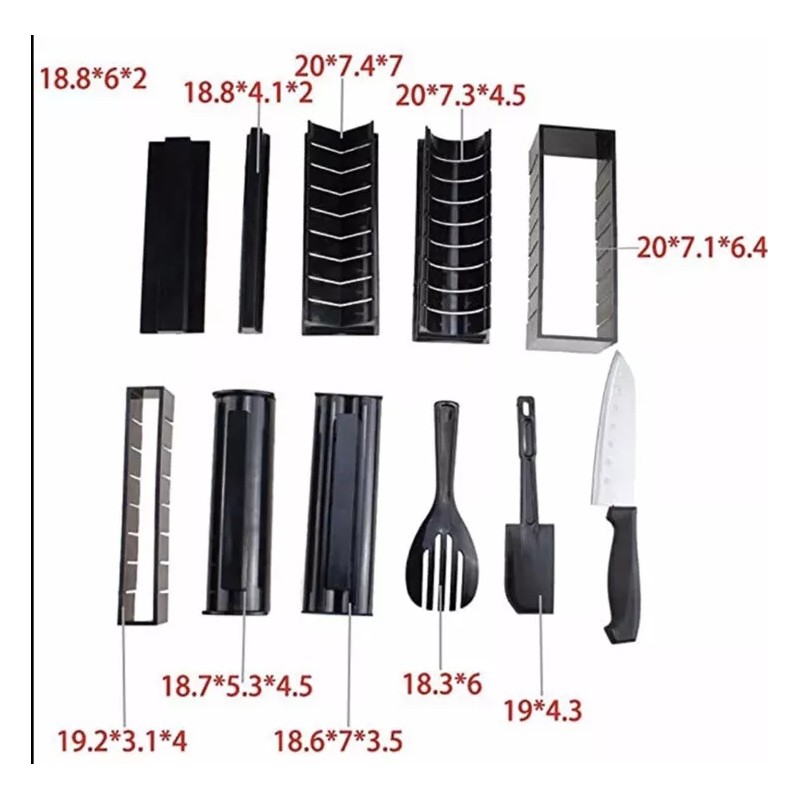 Kitchen Is Life New 11 PCs Sushi Making Kit For