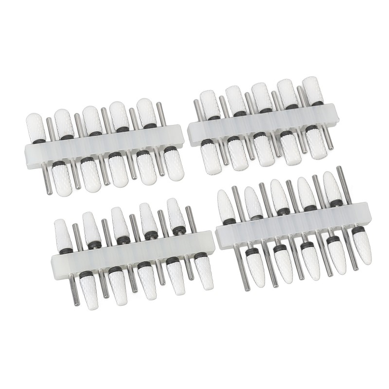 40Pcs Nail Drill Bit 4 Types Ceramic Nail Removal Bit