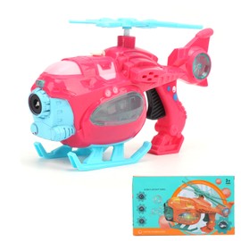 Electric Bubble Machine Portable Sound Light Summer Funny Toy for Kids Birthday Gift