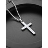Stainless Steel Cross Necklace for Women, Cross Chain Christian Jewelry