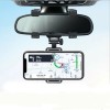 Universal 360 Rotation Car Rear View Mirror Mount Stand GPS