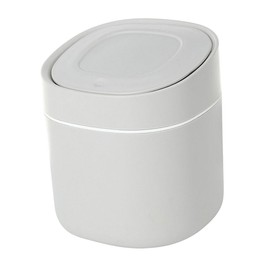 OFFSCH Mini Waste Basket 1pc Desktop Trash Can Wastebasket Stainless Steel Spring Household Office Small Waste Basket