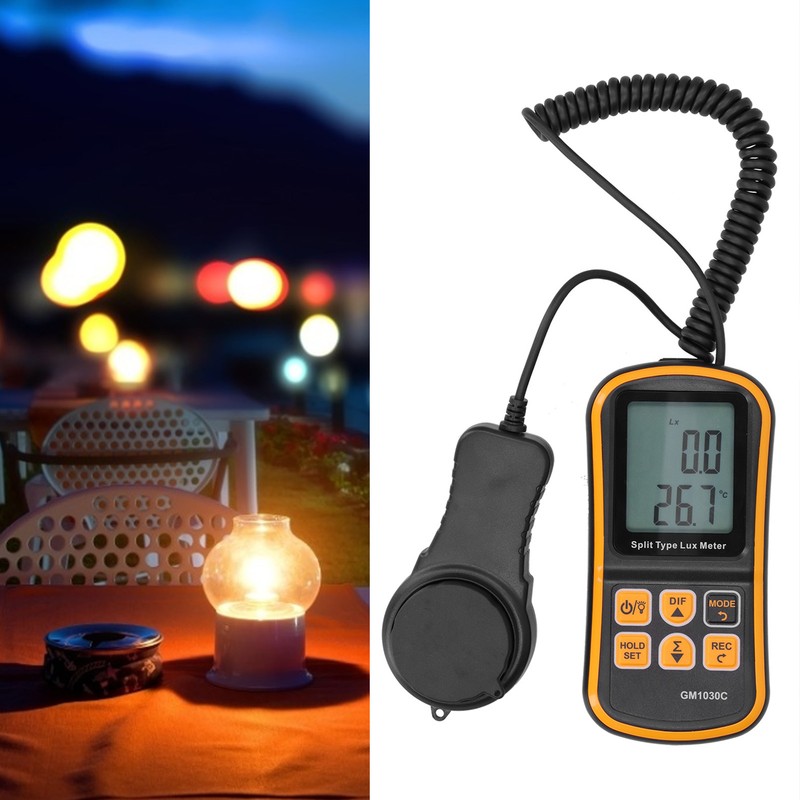 GM1030C 0~200,000 Lx Digital Light Meter High Accuracy AutoRanging Portable