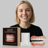 False Teeth Set for Adults,Clip in Veneers Teeth Top and
