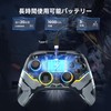 EasySMX X15 PC コントローラー - ホール ジョイスティック/ホール トリガー/RGB ライティングを備えた強化されたワイヤレス Bluetooth