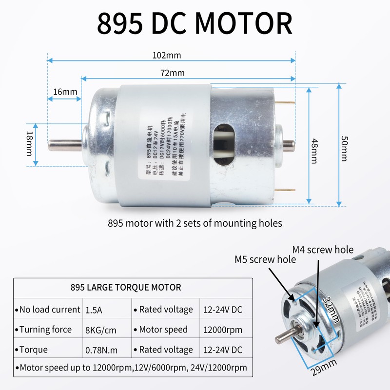 RATTMMOTOR No Powered Multi-Function Lathe Chuck Spindle Assemblies 895 Motor