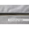 Riva Paoletti Meridian Large Square Cushion Cover - Dove Silver