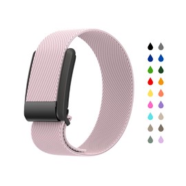 Lunar Straps Compatible with Whoop 5.0 Band Ulta Lightweight Breathable and Adjustable Sports Band in Various Colours (Baby Pink)