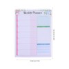 weekly planner hourly schedules daily schedule notepad time management organizers