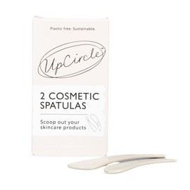 UpCircle Cosmetic Spatulas - Keep Skincare Products Clean + Water-Free - Sanitary, Safe, Plastic-Free Washable + Reusable - 2 Pieces