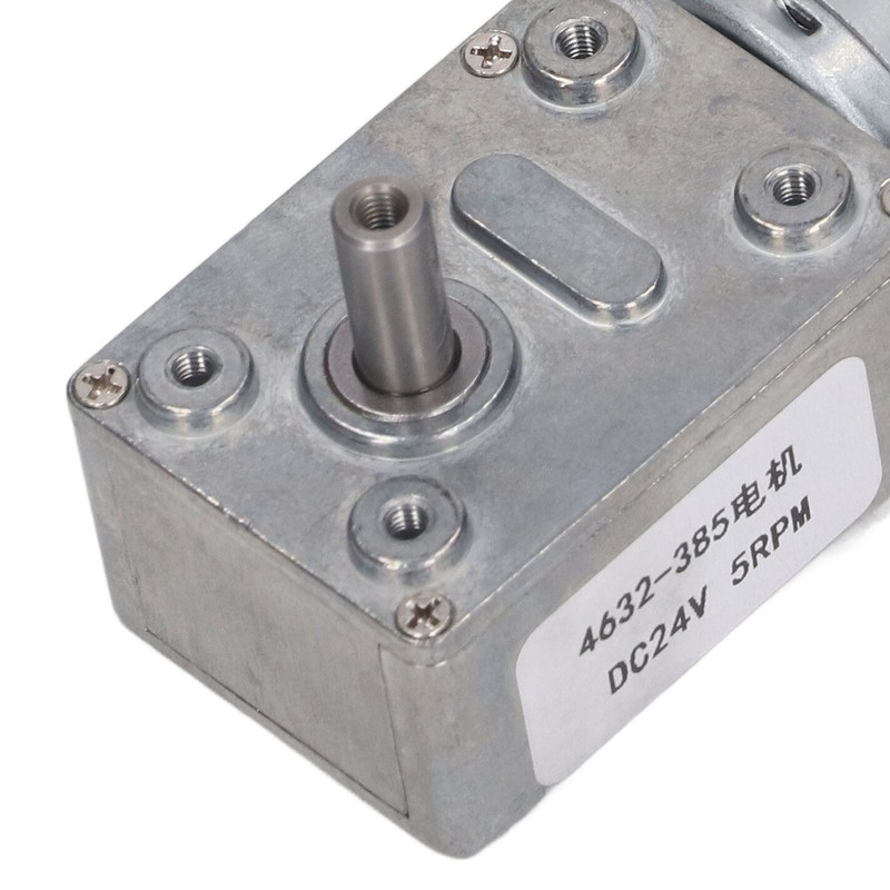 DC24V 5RPM Speed Reduction Motor 4632‑385 Worm Gear Self Locking