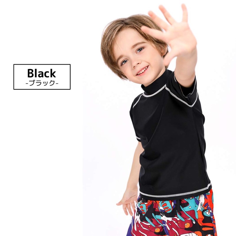 Teddy Kids392 Rash Guard, Kids, Boys, Girls, Short Sleeve, Amphibious,