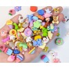 Figuras Kawai Para Uñas Paletas Dulces Conejos Osos 12 Pz Color Figuras medianas