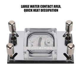 Computer AM2, AM2, AM3, AM3, AM4, FM2 CPU Water Cooling Block Waterblock Copper Base with Micro Channel