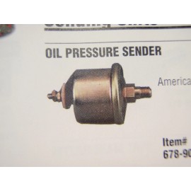 FARIA OIL PRESSURE SENDER 80PSI SINGLE STATION 1/8 THREAD 678 90512 BOAT GAUGE PARTS