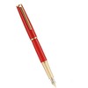 Jinhao 95 - Pluma estilográfica de metal, punta media, rojo