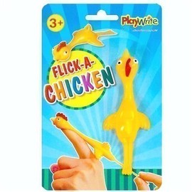 Children Kids Flick A Chicken Novelty Catapult Party Bag Toy Pinata Fillers
