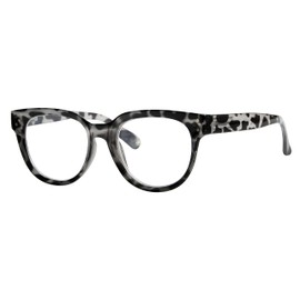 Eyekepper Gafas de lectura de gran tamaño para mujeres y lectores elegantes, gris (Grey Tortoise), Talla unica