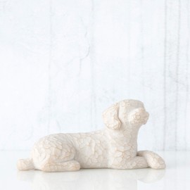 Willow Tree Love My Dog Small Lying Figurine