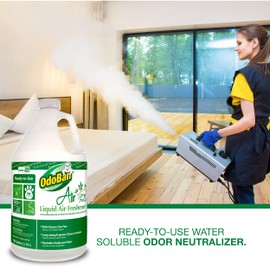 OdoBan 977462-G RTU Air Spring Fresh Liquid Air Freshener, 1 Gallon Bottle