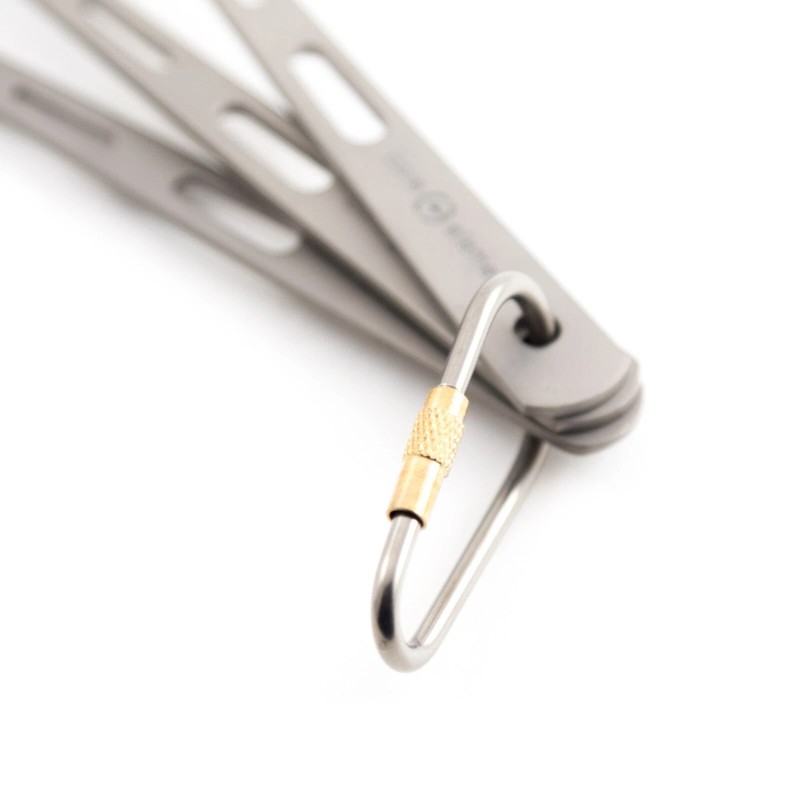 Core Element 100% Titanium Three-piece Utensil Set Fork Knife Spoon