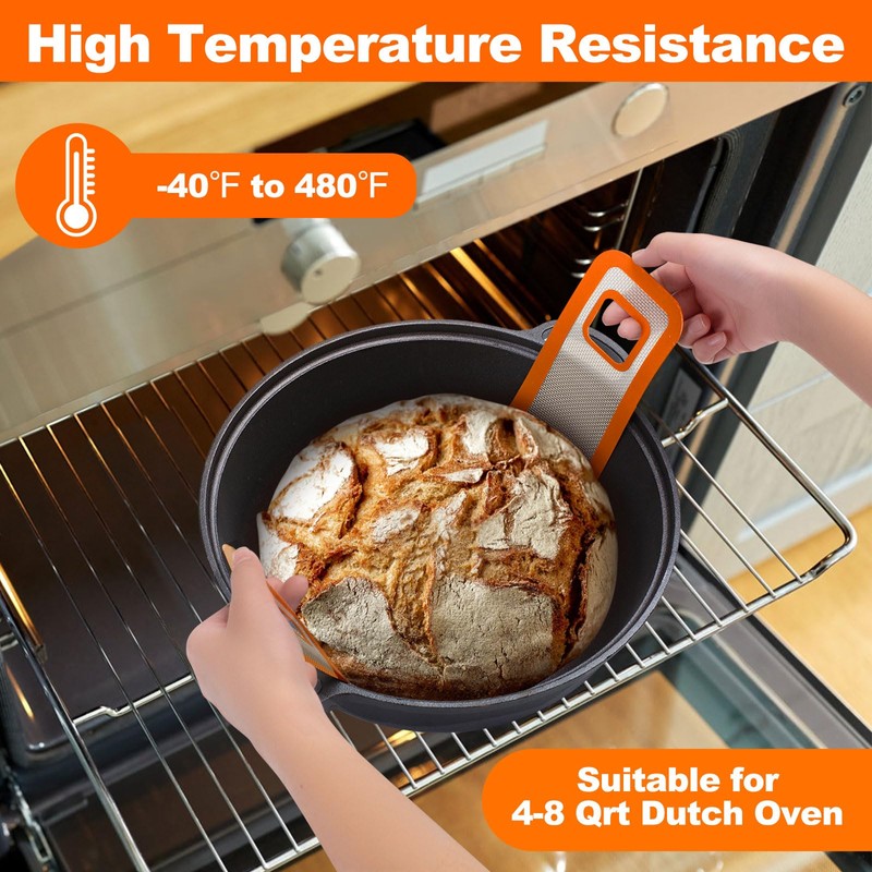 Friheten Sourdough Silicone Bread Sling -Oval and Round Non-Stick &
