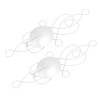 2 Sets Iron Wall Candle Sconce Holder Foldable Deformation Resistance