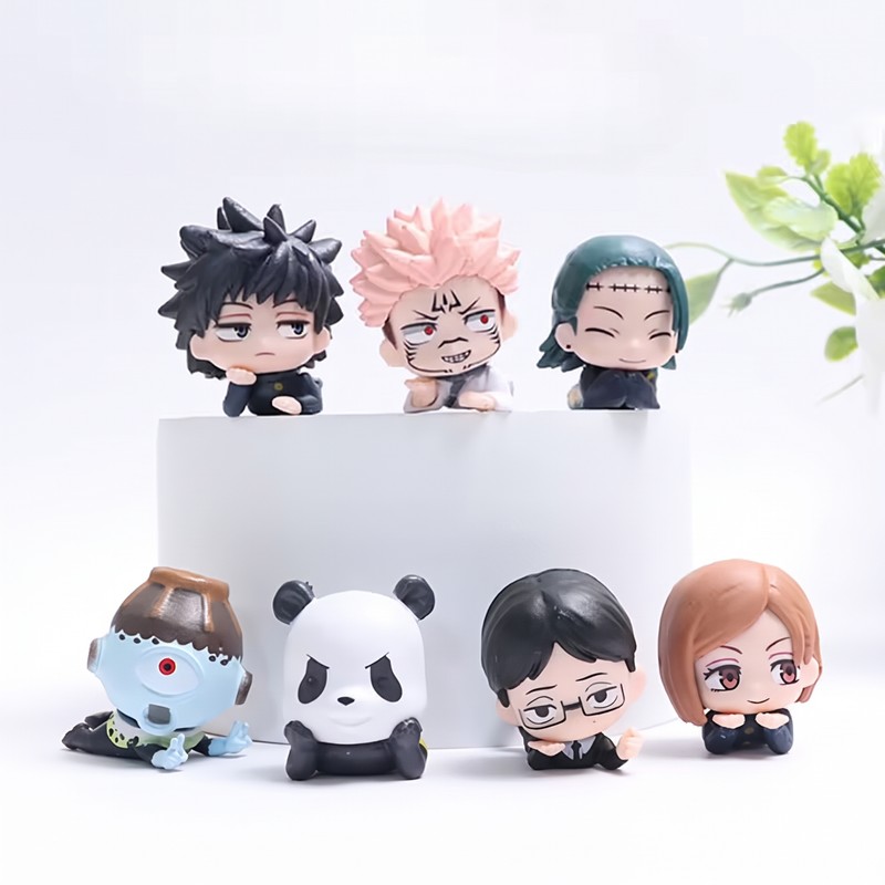 Jujutsu Kaisen Mini Figure Set -Style Anime Collectibles for Desks,