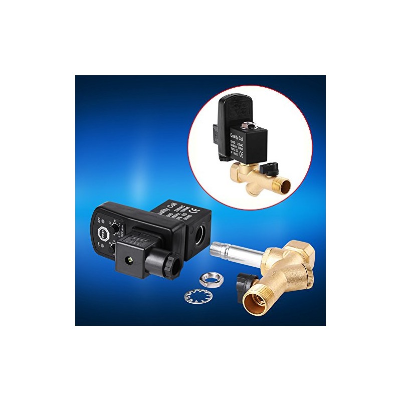 G1/2 DN15 Brass Programmable Automatic Electronic Drain Tap for Air