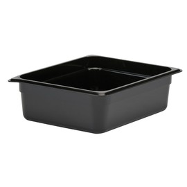 CAMBRO(キャンブロ) フードパン 24CWB 1/2×100㎜ ブラック ポリカーボネイト アメリカ AHC13349A