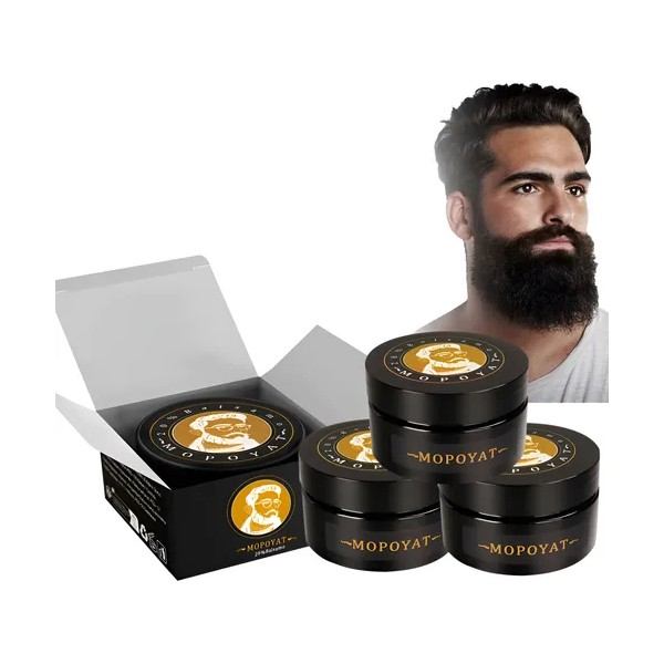 Balsamo Para Crecer La Barba Al 20% 3pcs Bergamota