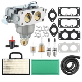SIMPERAC Carburetor for Briggs and Stratton John Deere Mower L118 Z425 V-Twin 406777 407777 445577 445677 445877 25hp 26hp 27hp 22hp 796227 796258 Carburetor for Craftsman Husqvarna Mower