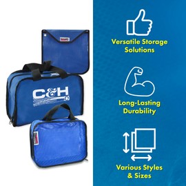 C&H Lures Fishing Lure Case, 14.5 in x 28 in / 36.8 cm x 71.1 cm, 8 Pocket