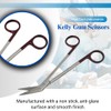 Kelly Gum Scissors Angled Sharp/Sharp Blades 6" Stainless Steel Dissecting