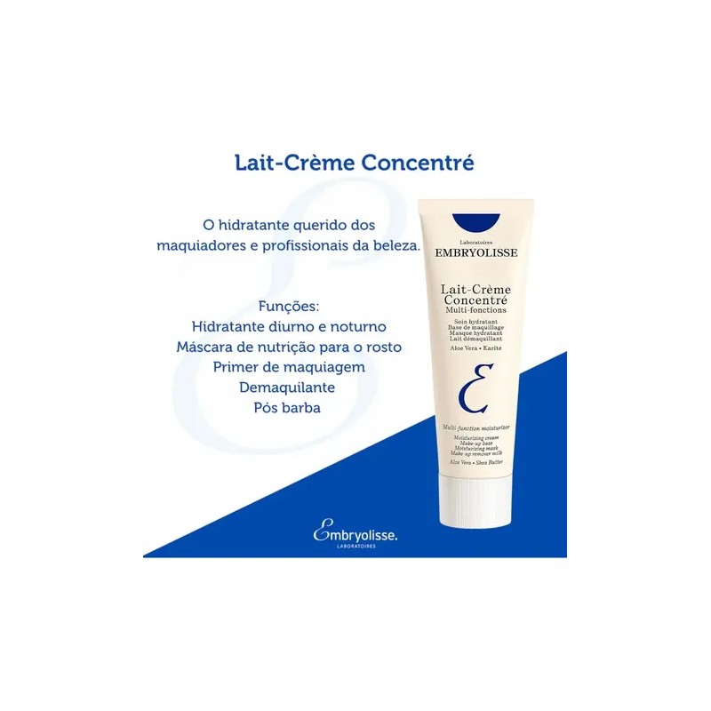 Embryolisse Lait Leche Hidratante Facial Sin Parabenos 30ml Piel Sensible