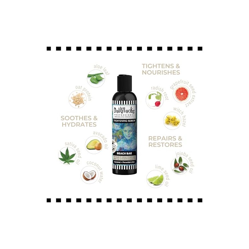 Dollylocks - Dreadlocks Tightening Gel - Coconut, Aloe & Lime