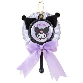 Sanrio 920941 Sanrio Rosette Stick Mascot Mascot Holder Kuromi Kuromi 7.7 x 3.9 x 0.6 inches (19.5 x 10 x 1.5 cm) Character